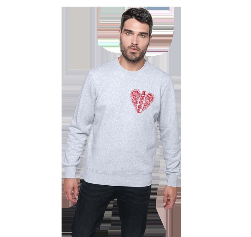 Sweat-shirt pour homme col rond coupe 80% coton 300 g/m² - Samuel