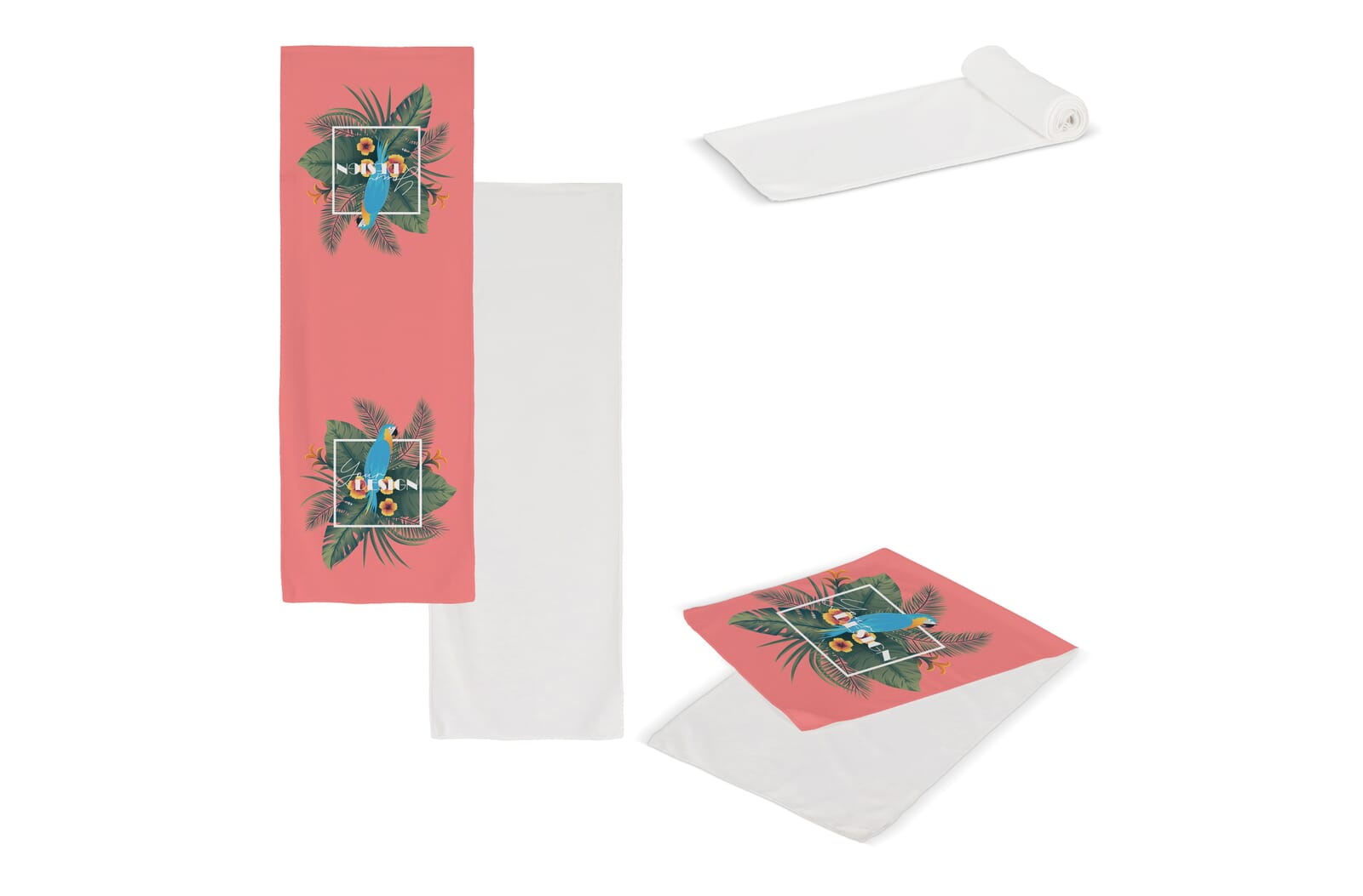 Serviette rafraîchissante R-PET 30x80cm