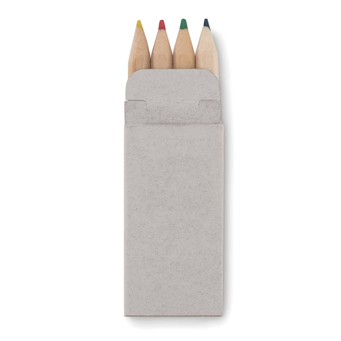 4 coloured pencils