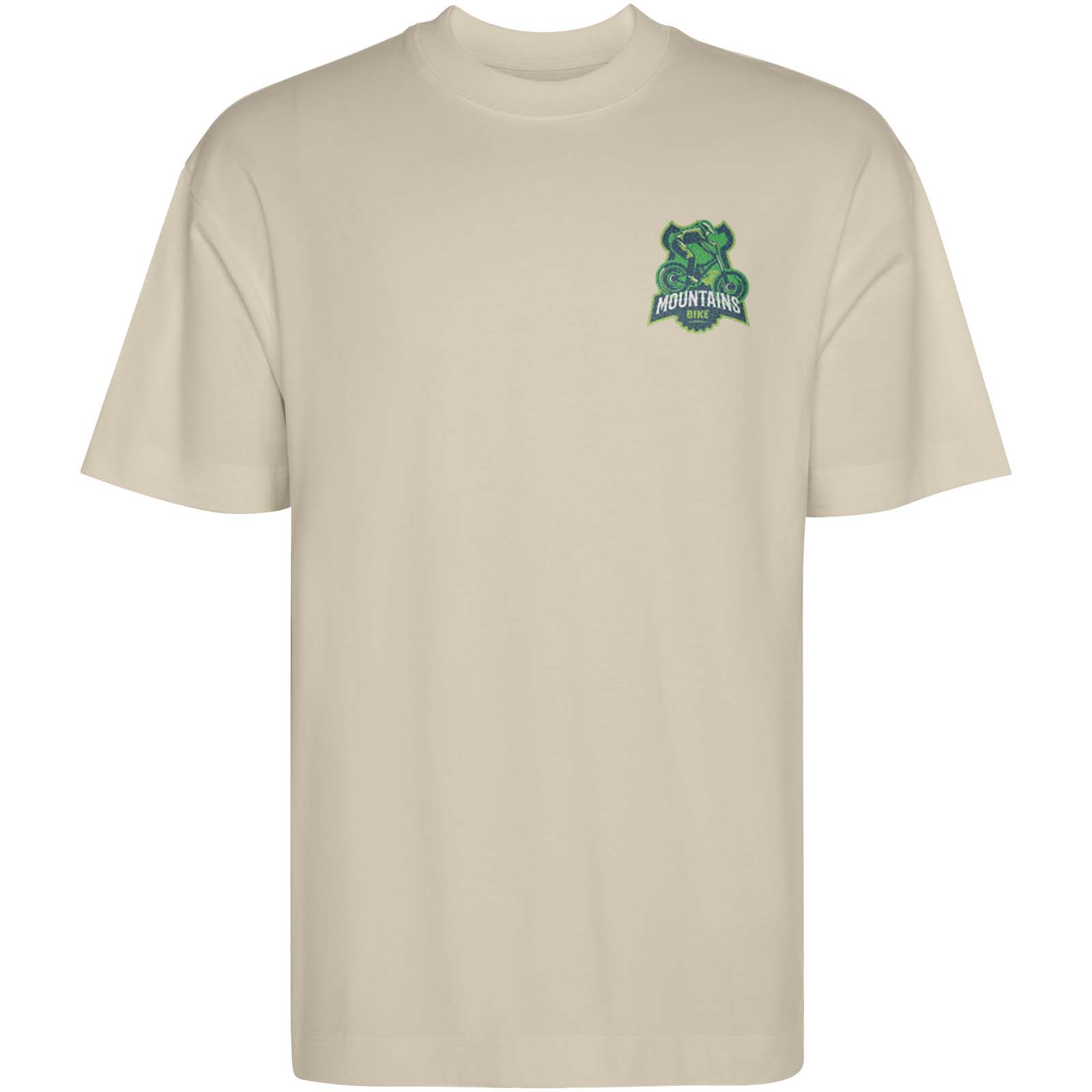 Chow oversized unisex T-shirt met korte mouwen bedrukken met logo