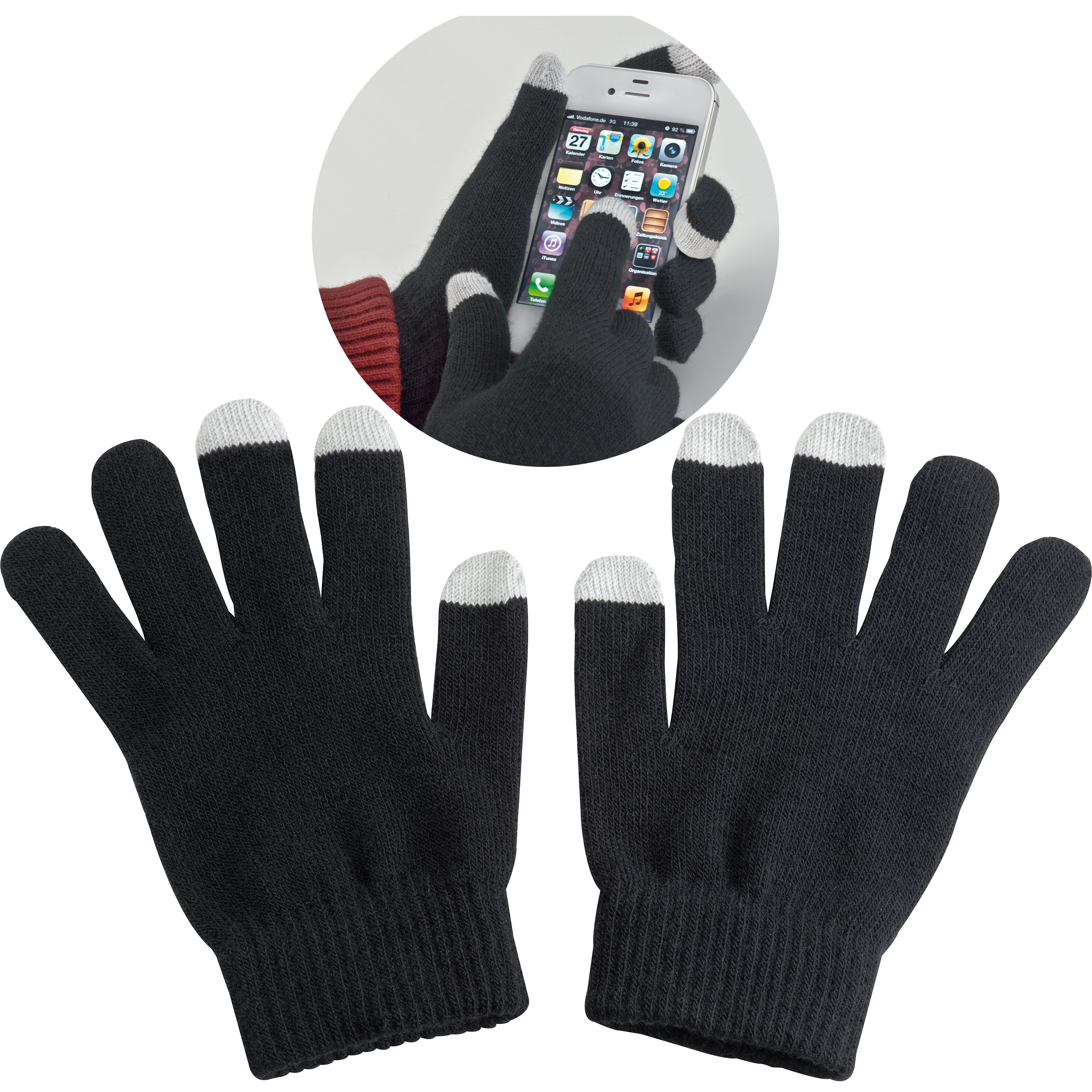 Gants à écran tactile avec impression de logo - Turckheim - Zaprinta Belgique