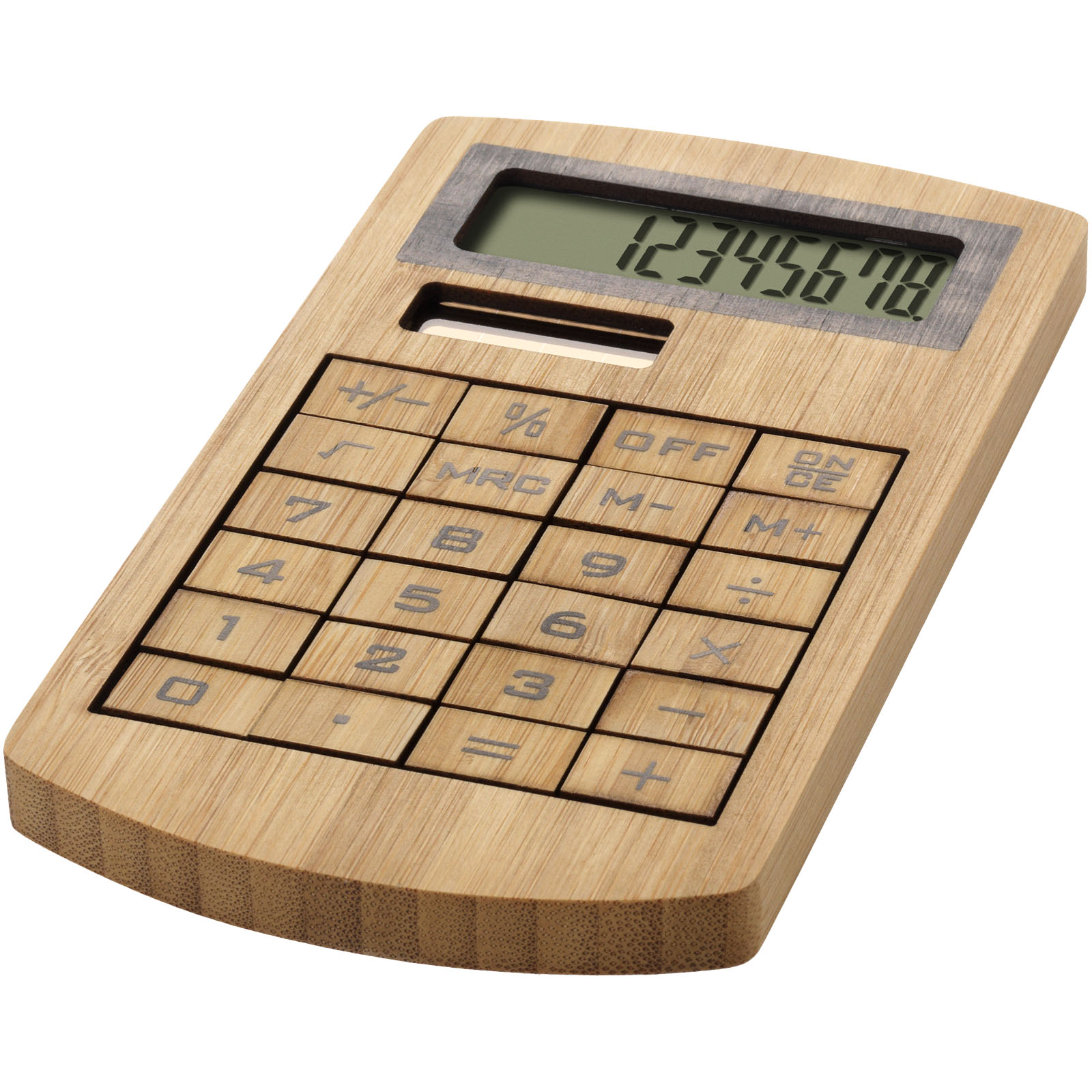 Calculatrice personnalisée en Bambou - Isabella - Zaprinta Belgique