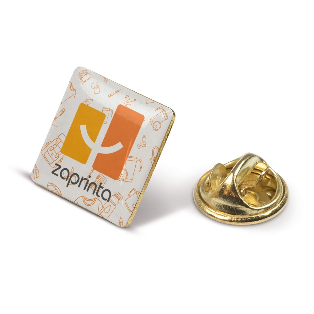 Pins carré personnalisé (15 x 15 mm) - Zoé