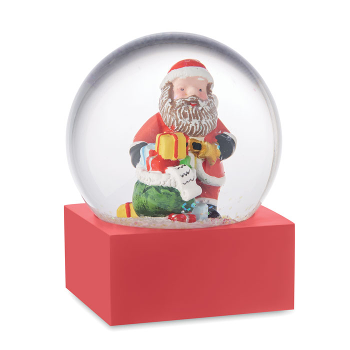 Glazen Kerst Sneeuwbol Ornament - Mol