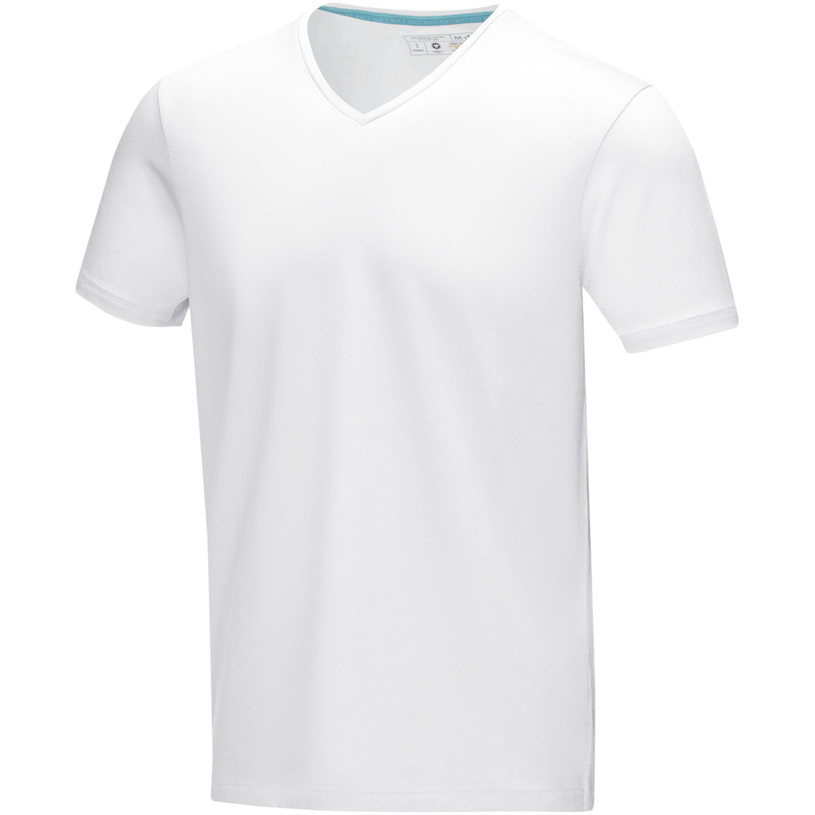 T-Shirt V-Neck à Manches Courtes Kawartha pour Homme en Coton Biologique Certifié GOTS - Plaisance