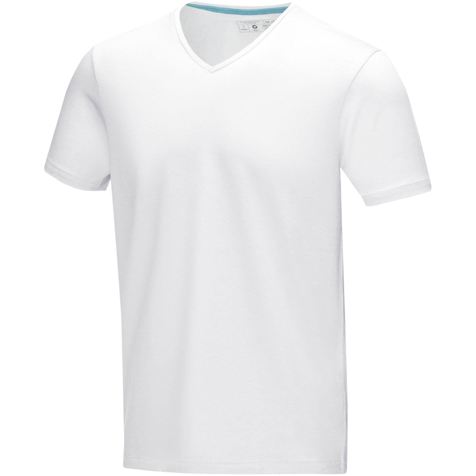 T-Shirt V-Neck à Manches Courtes Kawartha pour Homme en Coton Biologique Certifié GOTS - Plaisance - Zaprinta Belgique
