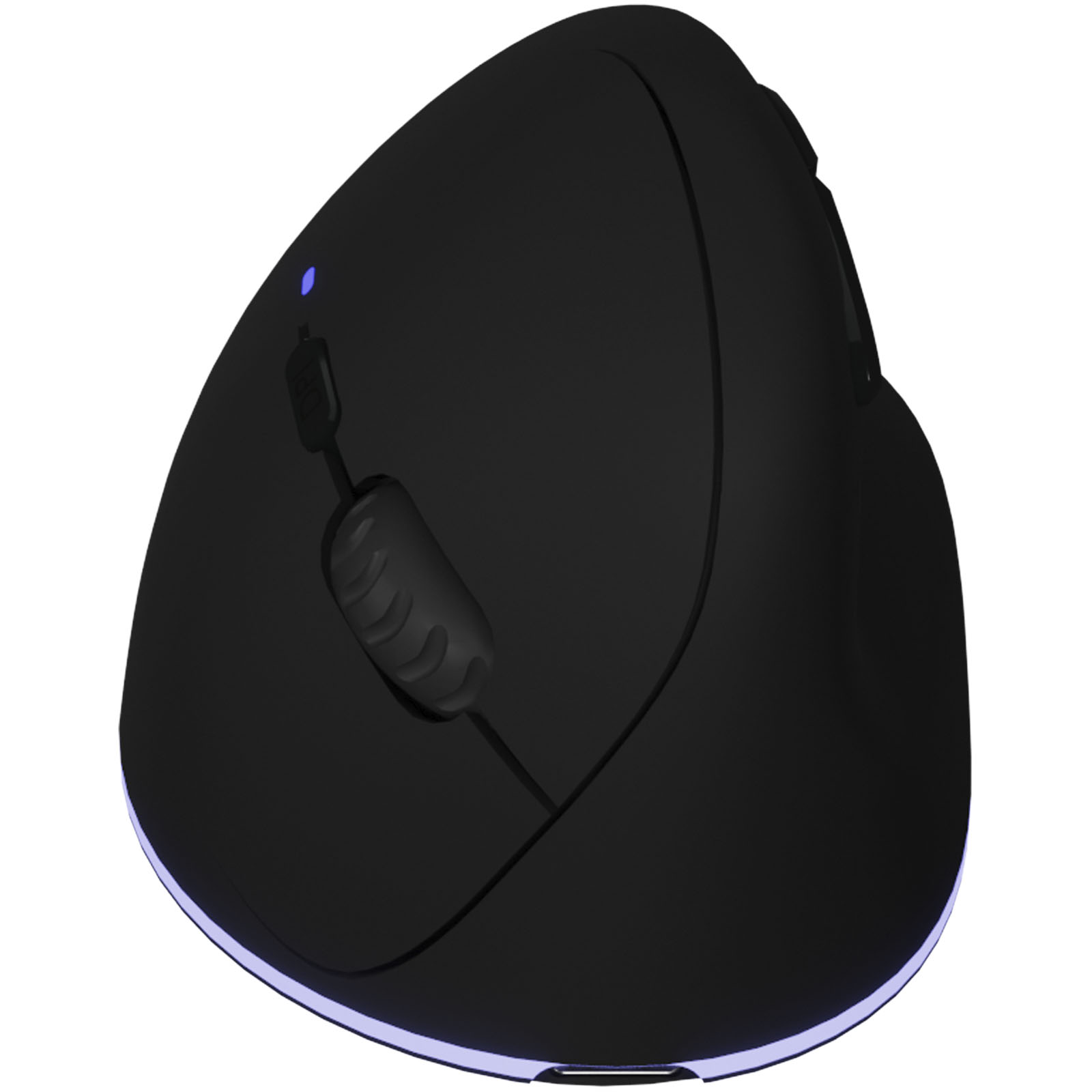 Souris sans fil rechargeable ergonomique avec logo lumineux - Rucqueville