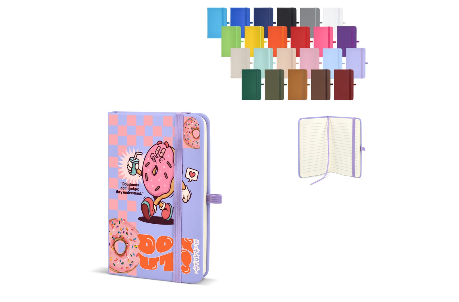 Elegantes PU-Notizbuch Sora A6 - Marktleuthen