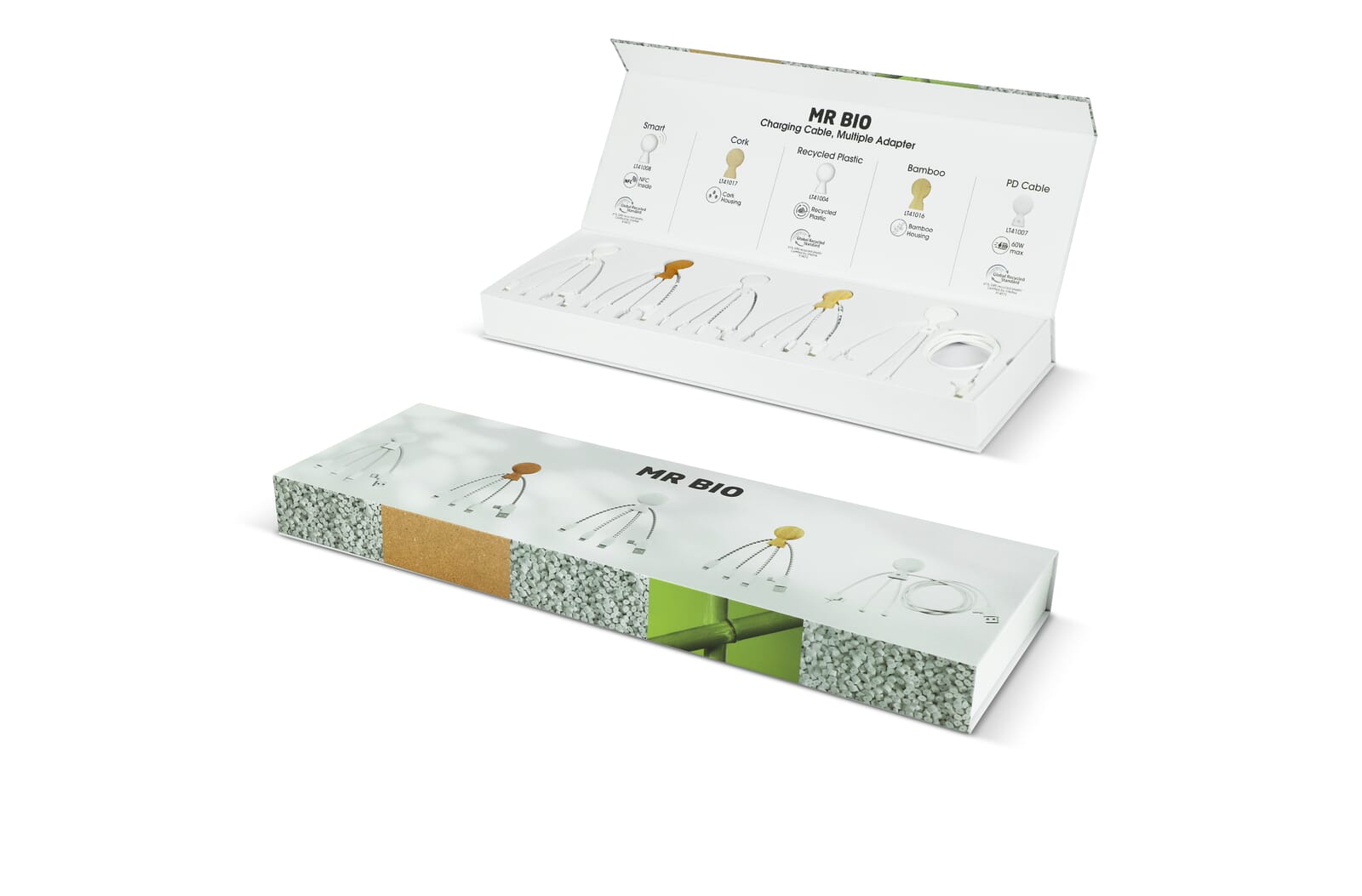 Boîte de Présentation Câbles Multi-Chargement Éco-Bio - Rabat-les-Trois-Seigneurs