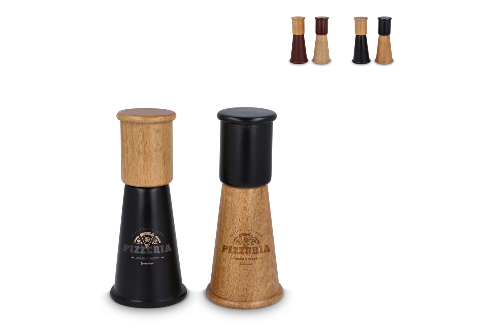 Sagaform Gurken Zout- en Pepermolenset klein, 15cm