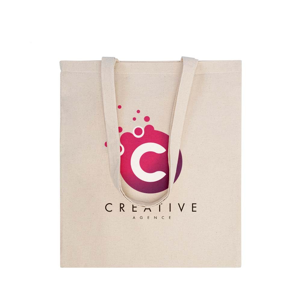 Sac cabas long en coton - Saint-Geniez