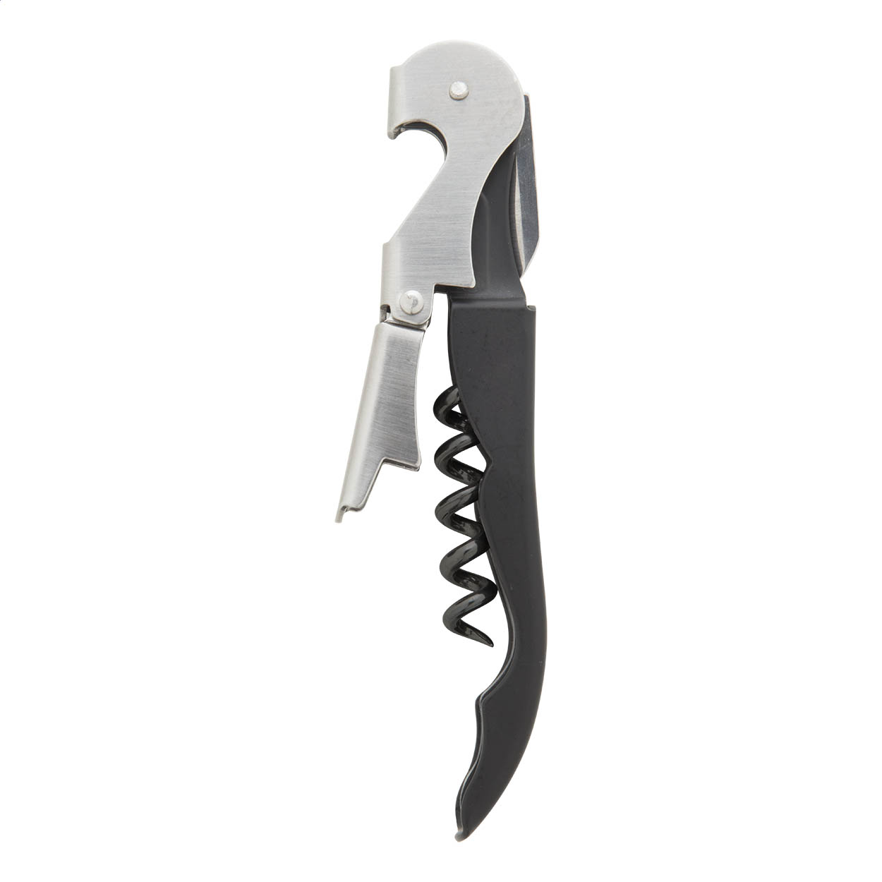 Umbria Kellnermesser aus Metall mit Flaschenöffner und Logo