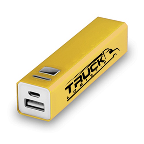 Batterie externe personnalisée 2200 mAh avec sortie USB – Syracuse - Zaprinta Belgique