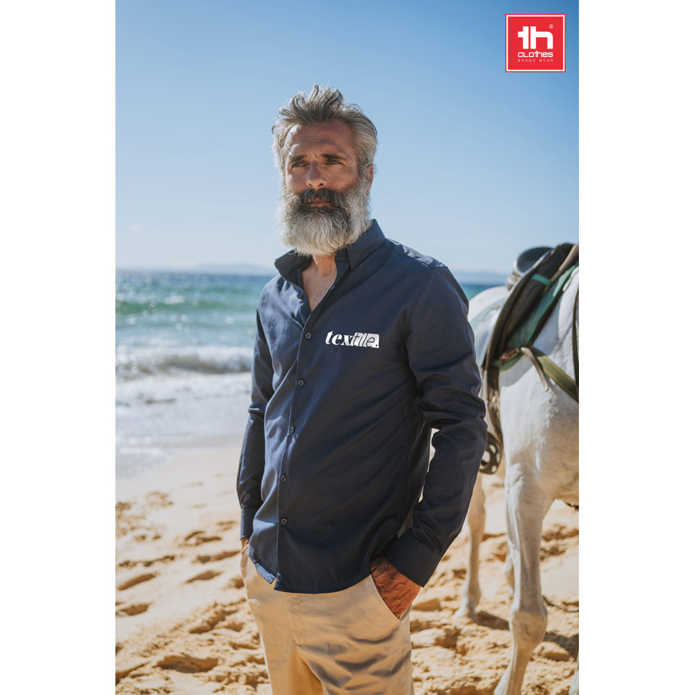 Heren Popeline Overhemd - Blankenberge