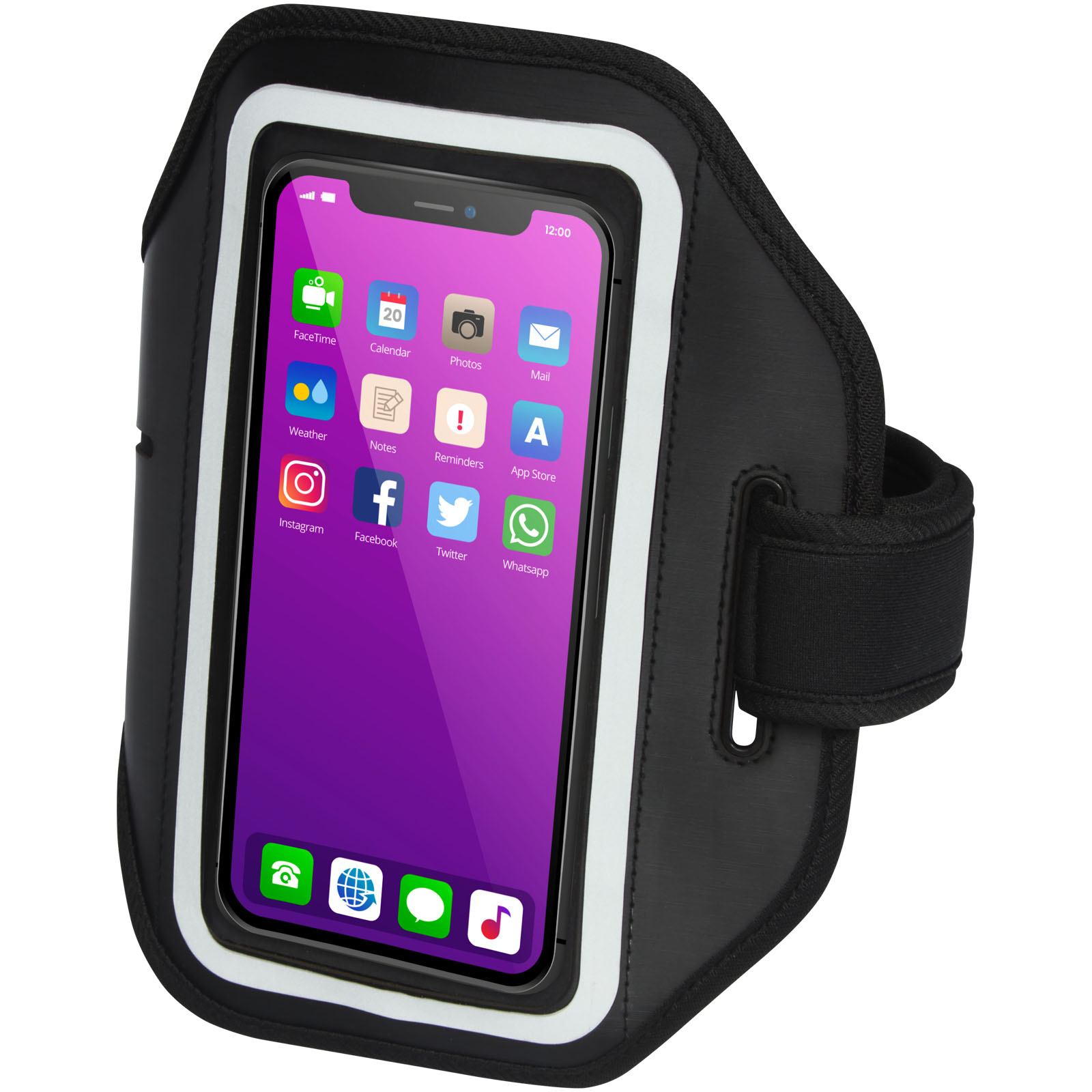 Reflecterende smartphone-armband - Wijnegem