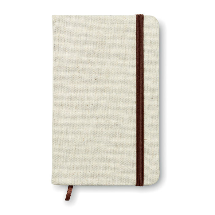 Cahier A6 avec une couverture en toile