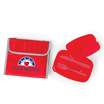 Sac isotherme personnalisé avec lunch box inclus - Gabriela