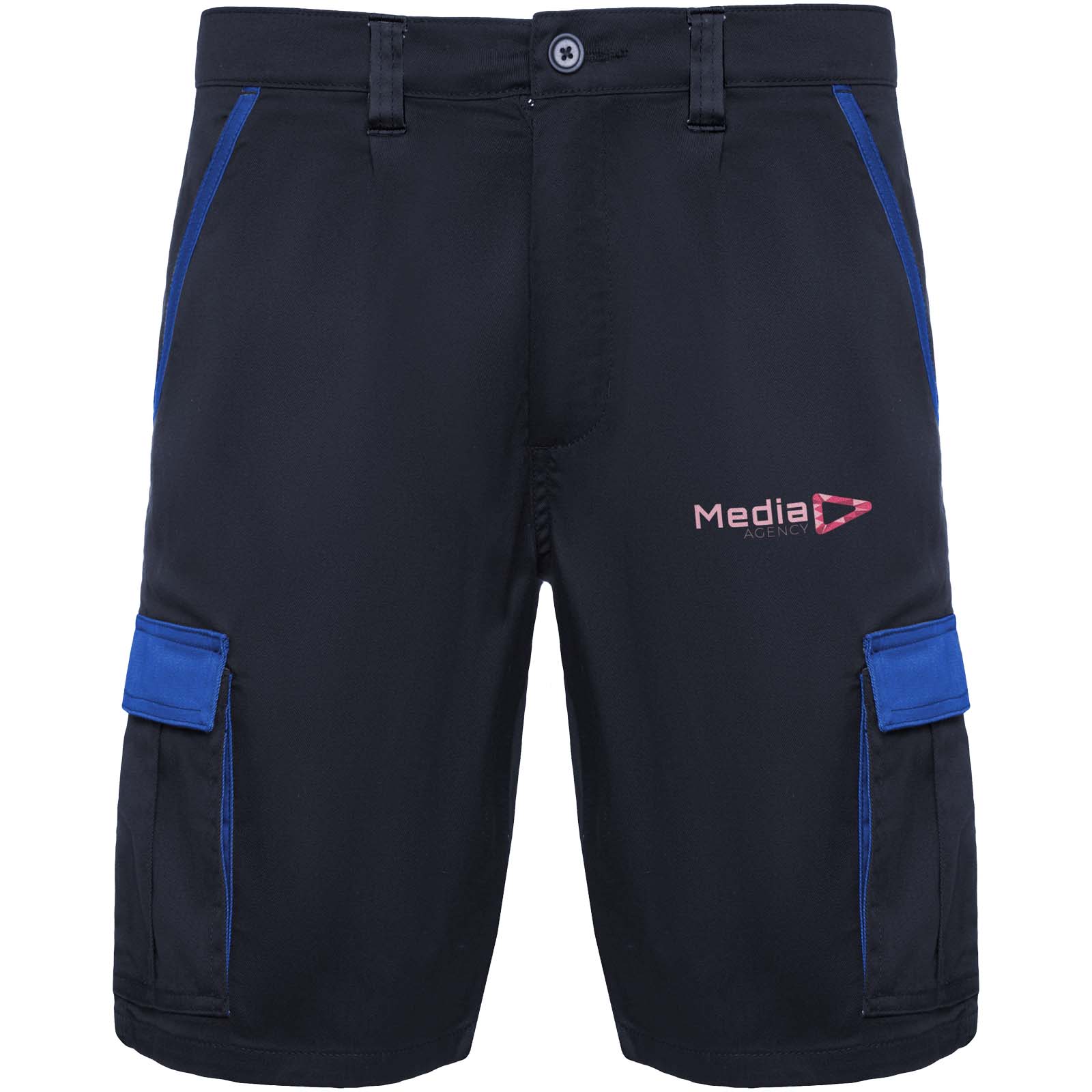 Shorts de travail confortables avec poches multiples - Padirac imprimé avec logo