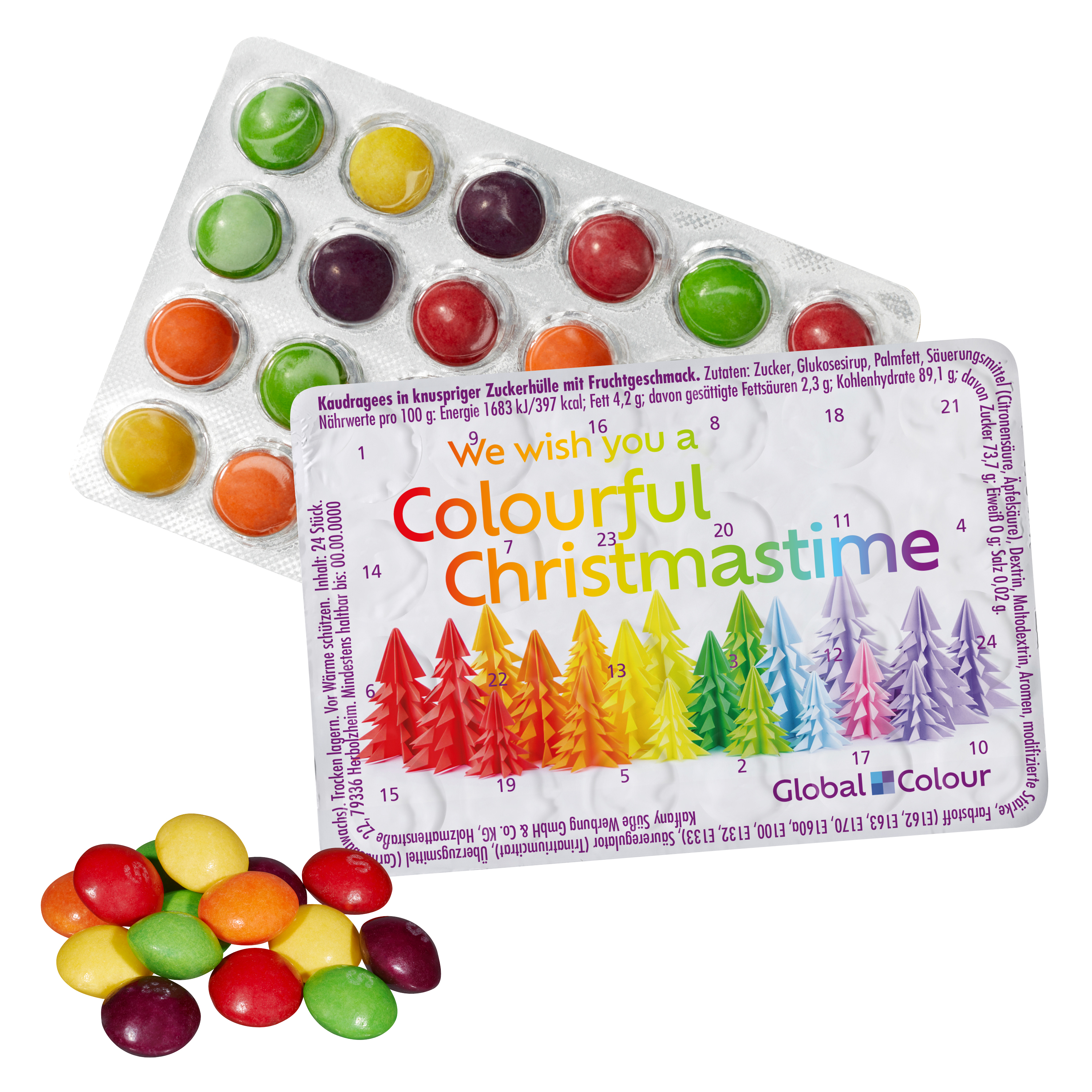 Mini Skittles Advent Calendar - Heers
