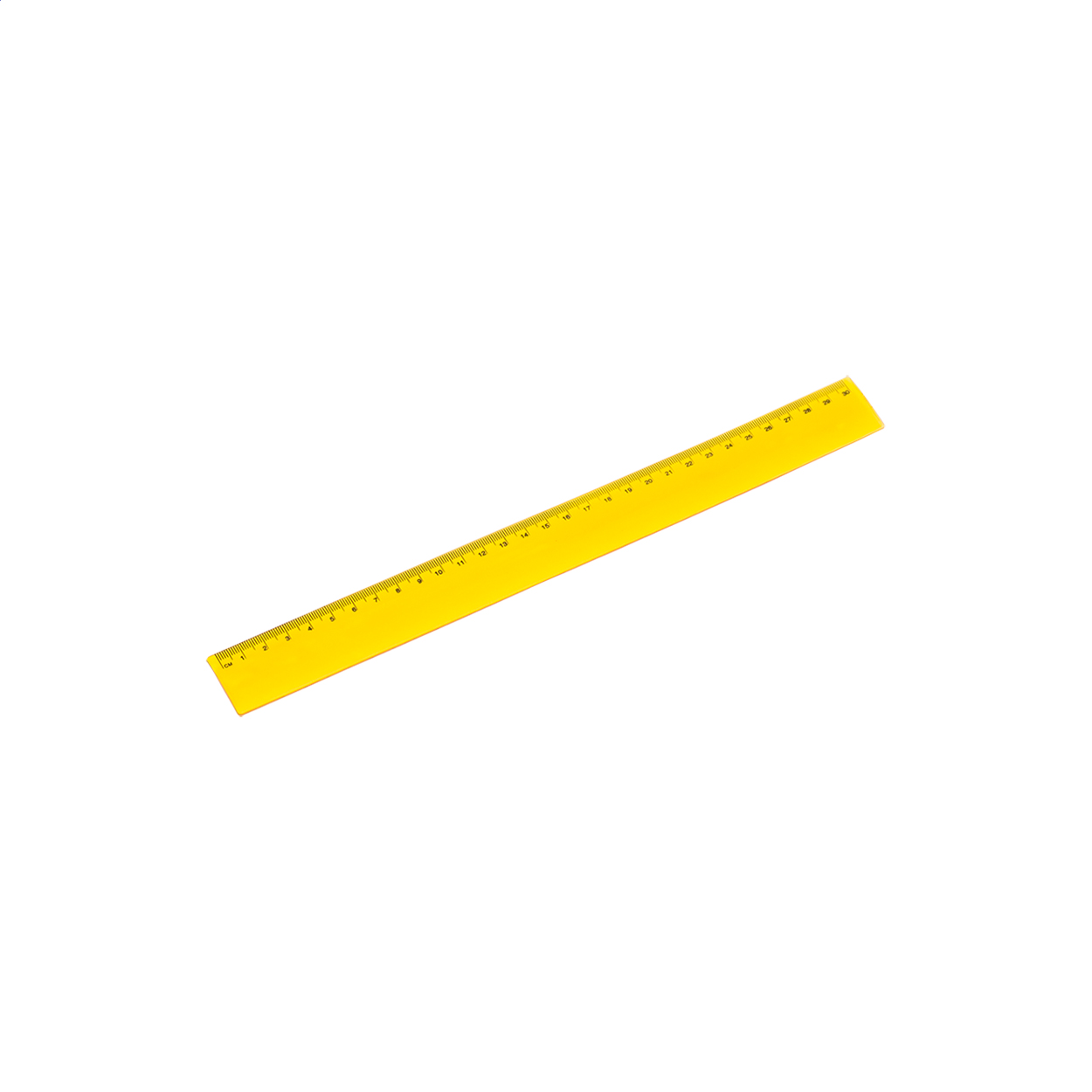 Fluxel flexibles Kunststofflineal 30 cm, personalisiert mit Logo