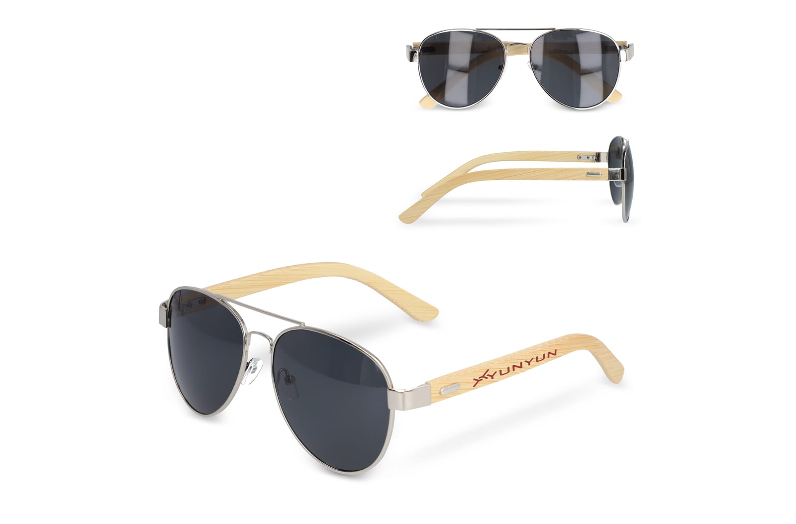 Lunettes Aviateur en Bambou - Allas-Bocage - Zaprinta Belgique