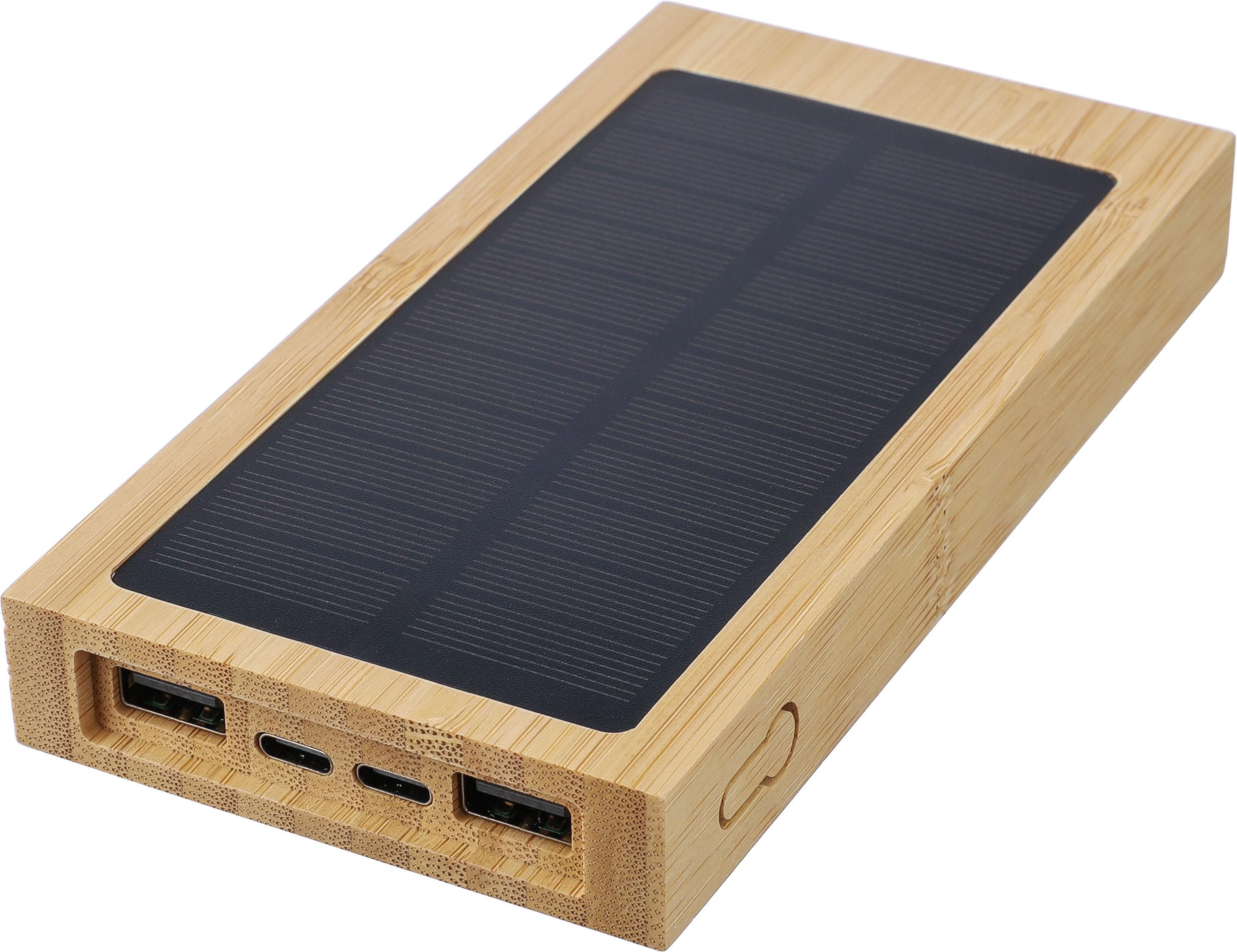 Batterie Solaire en Bambou - La Sentinelle
