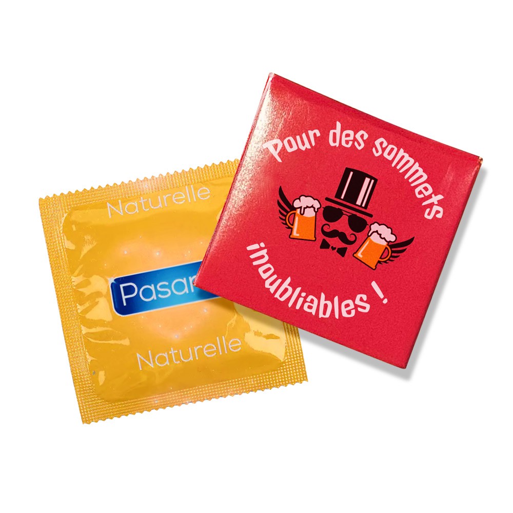 Préservatif Pasante® avec étui personnalisable - PR04