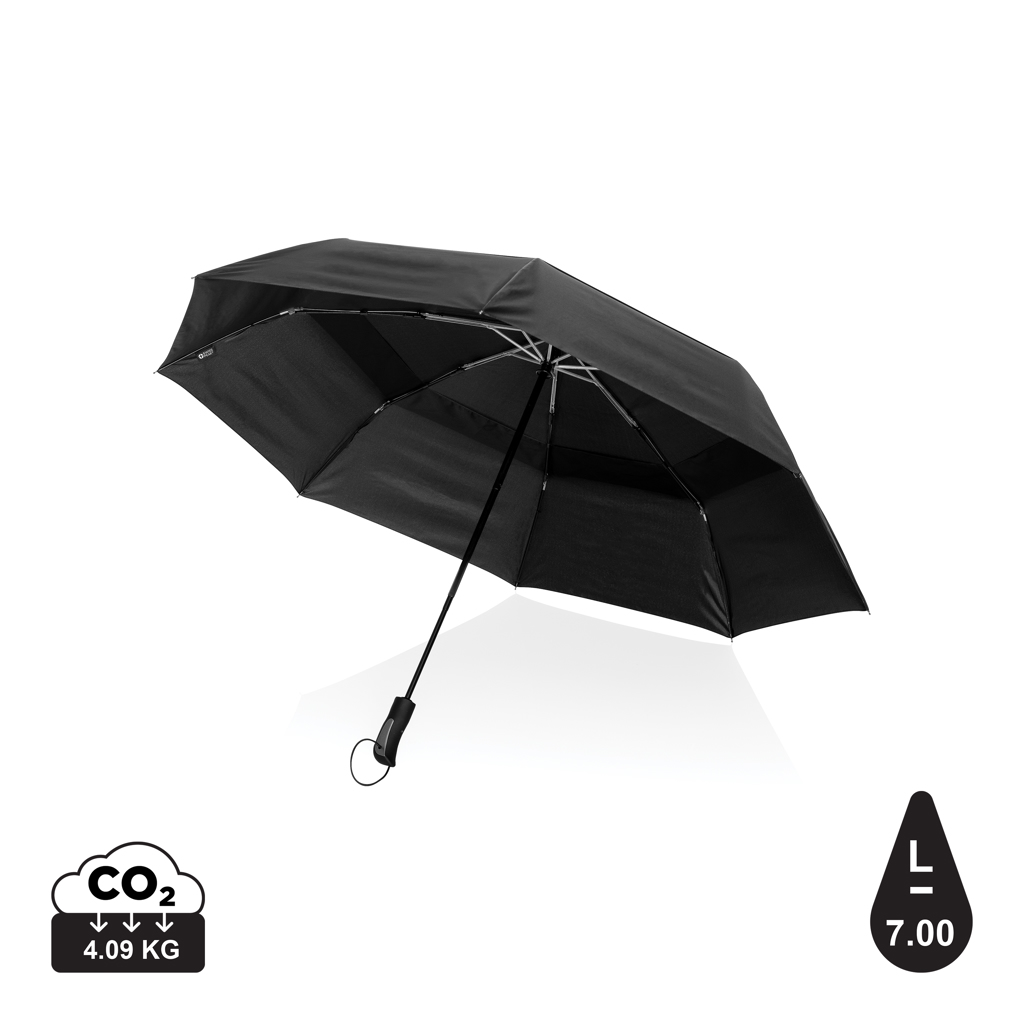 Parapluie Tempête Tornado AWARE™ RPET de Swiss Peak 27” - Saint-Tropez - Zaprinta Belgique