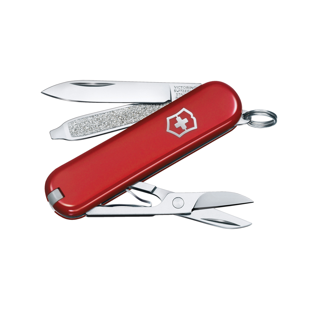 Couteau de Poche Suisse Classique 7 Fonctions - Trépail