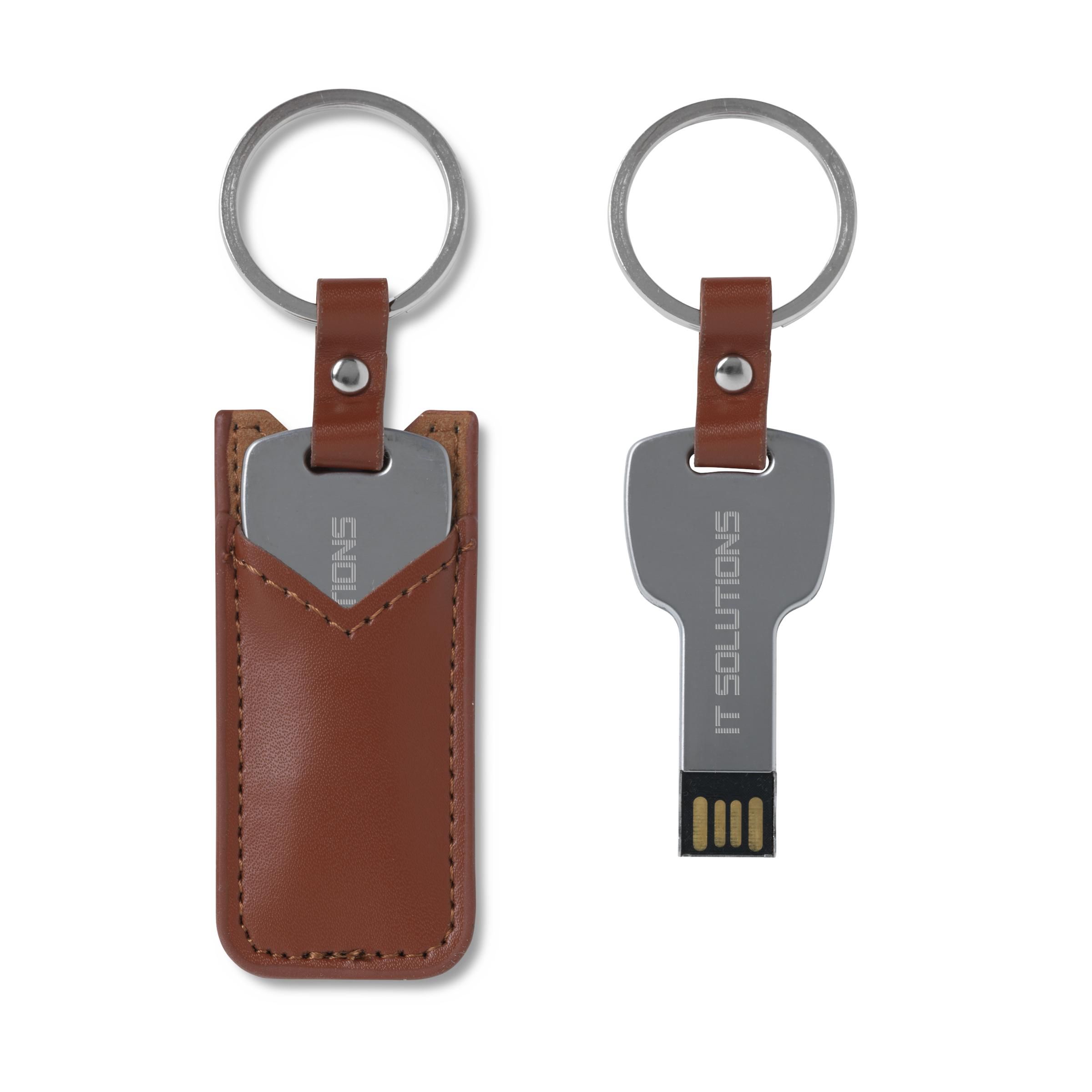 Lederen Sleutel USB - Lochristi