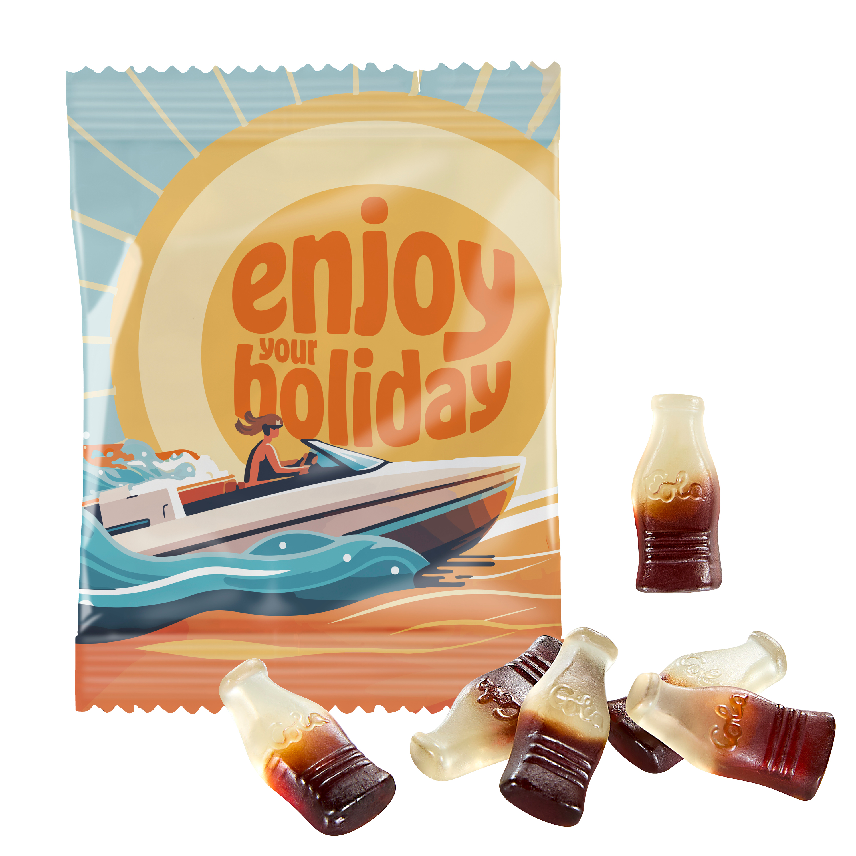 Bonbons Gélifiés Saveur Cola - Sourdeval-les-Bois imprimé avec logo