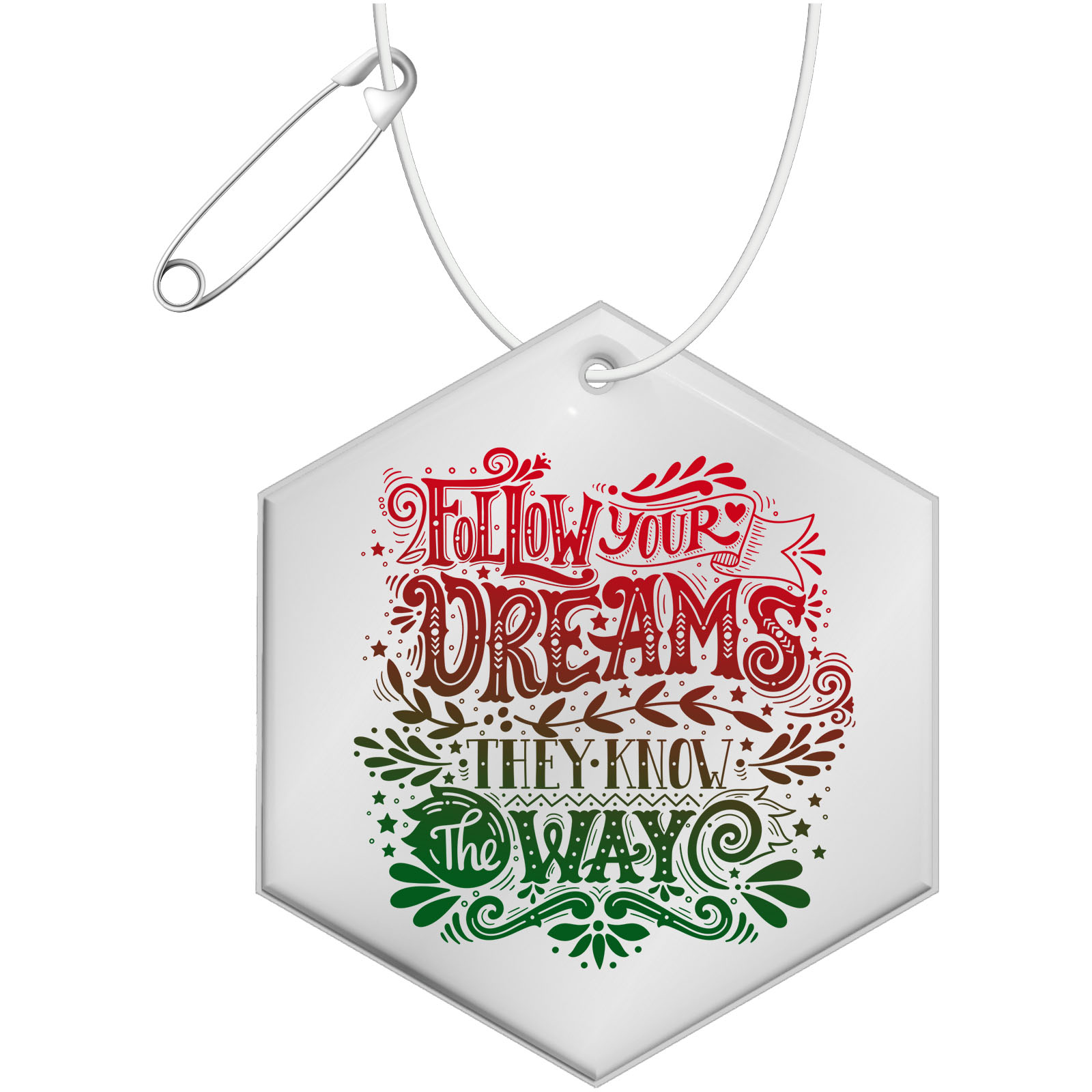 Accroche Réfléchissant Hexagonale - Pandrignes