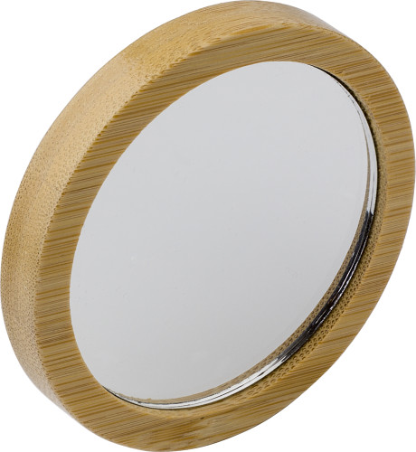 Miroir de poche en bambou Jeremiah - Tende - Zaprinta Belgique