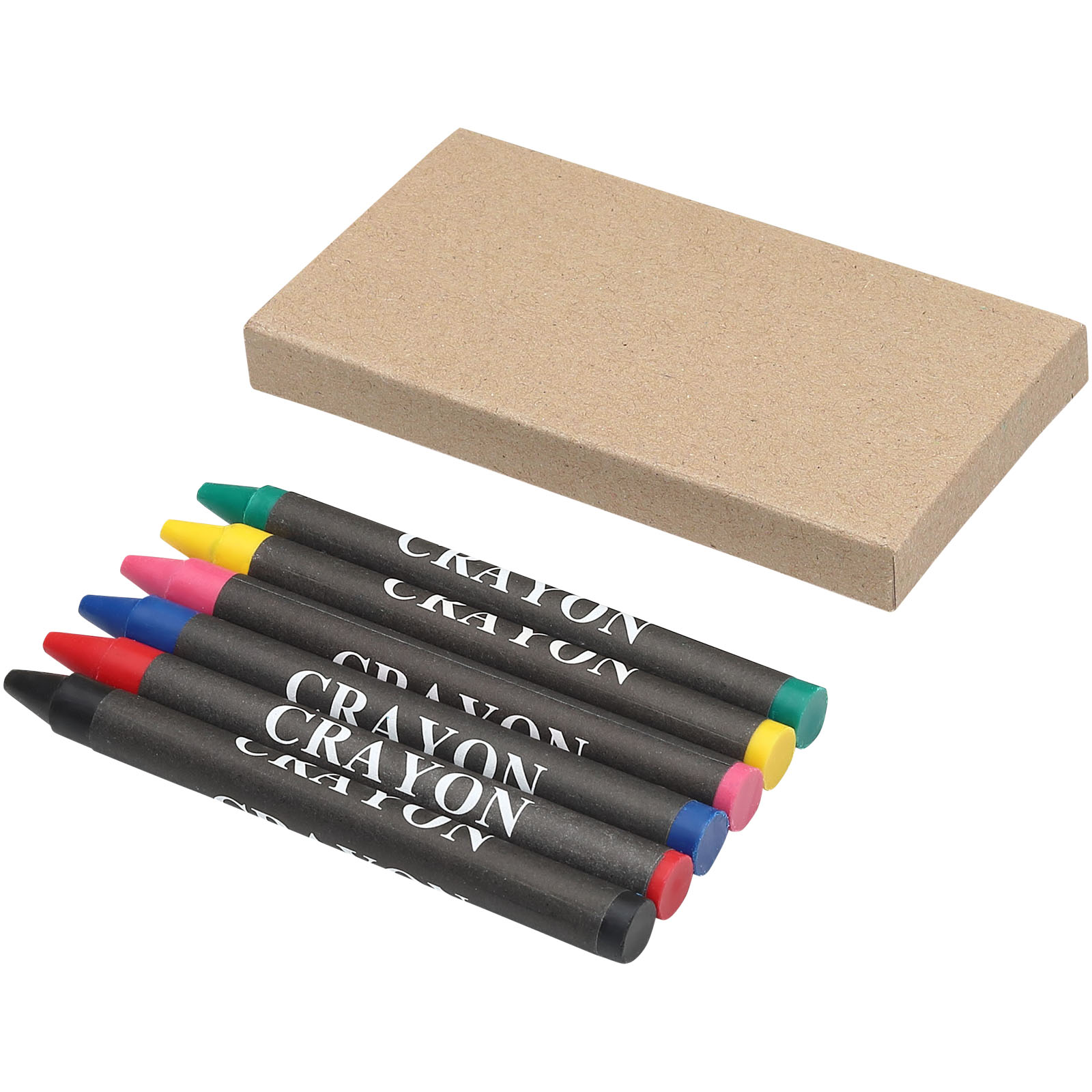 Crayons de couleur 6 pièces