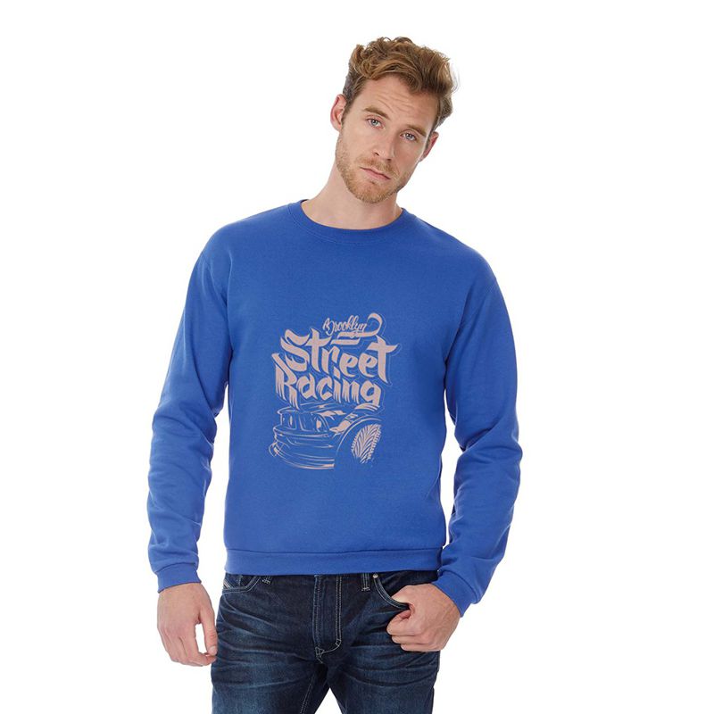 Sweat-shirt pour homme col rond protection 50% coton 270 g/m² - Raphael