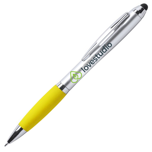 Stylo personnalisé lumineux rotatif 