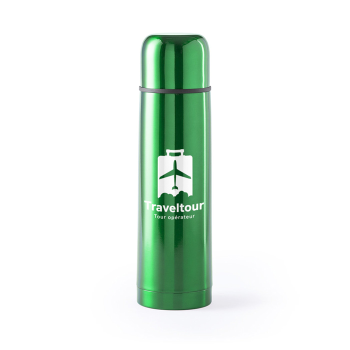 Thermos personnalisé en inox avec bouchon-gobelet 500 ml - Palaiseau