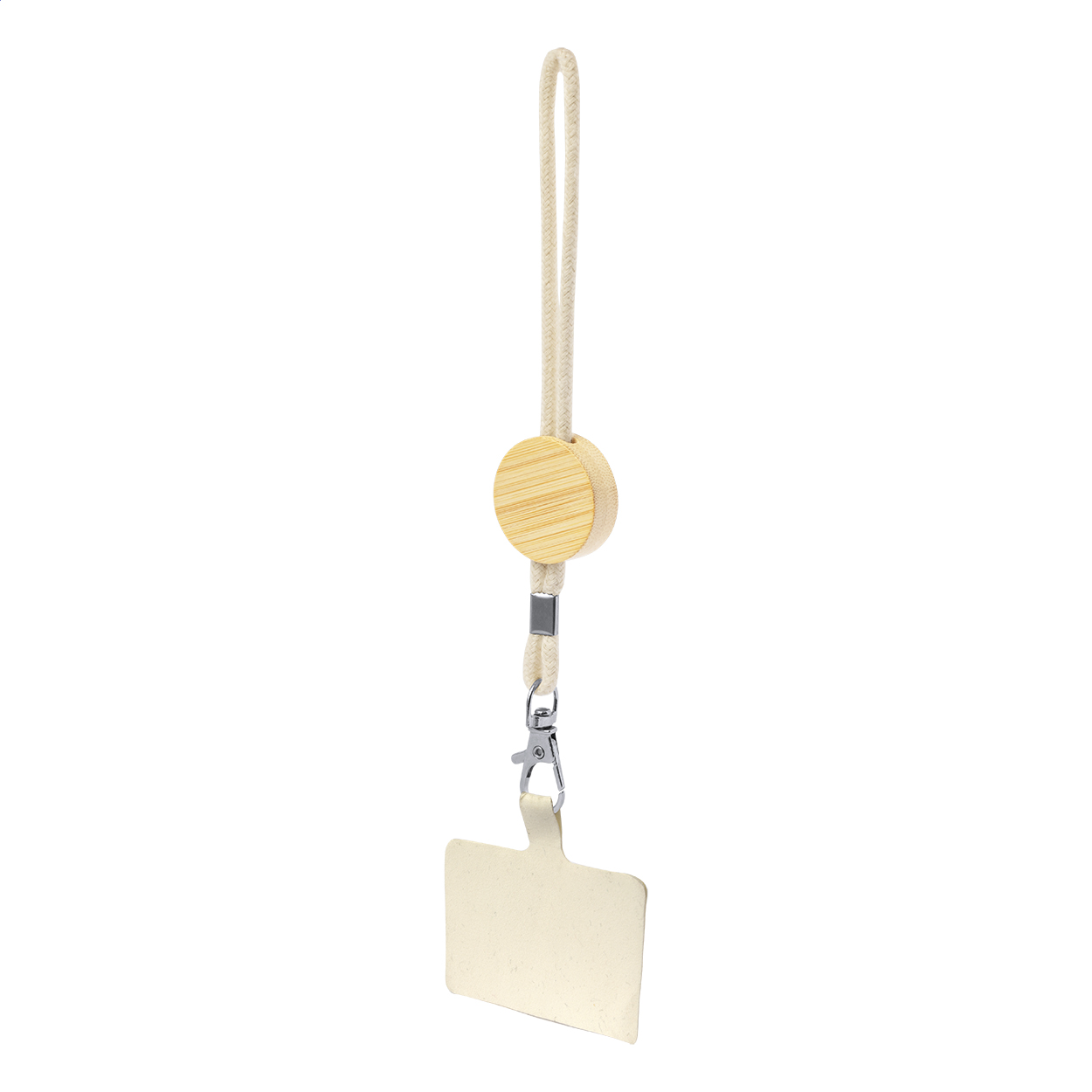 Cohol Wrist Handy-Handschlaufe aus Baumwolle mit Bambus-Tag und Logo