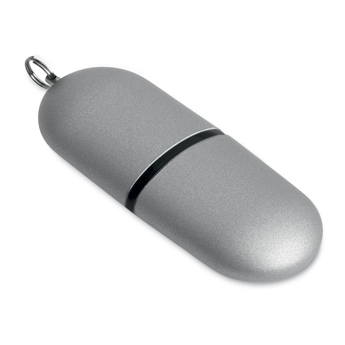 Capsulevormige USB-stick met satijnen afwerking - Herzele