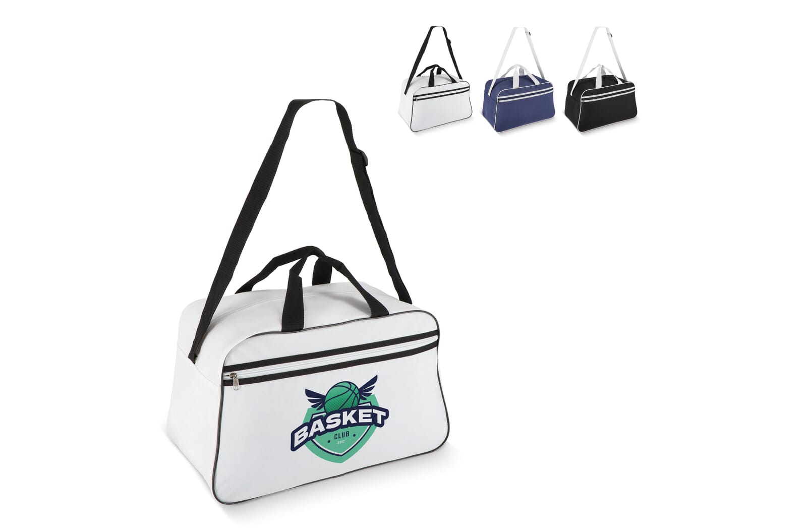 Sport- und Reisetasche aus recyceltem 600D PET, 48 x 25 x 28 cm, 30 L