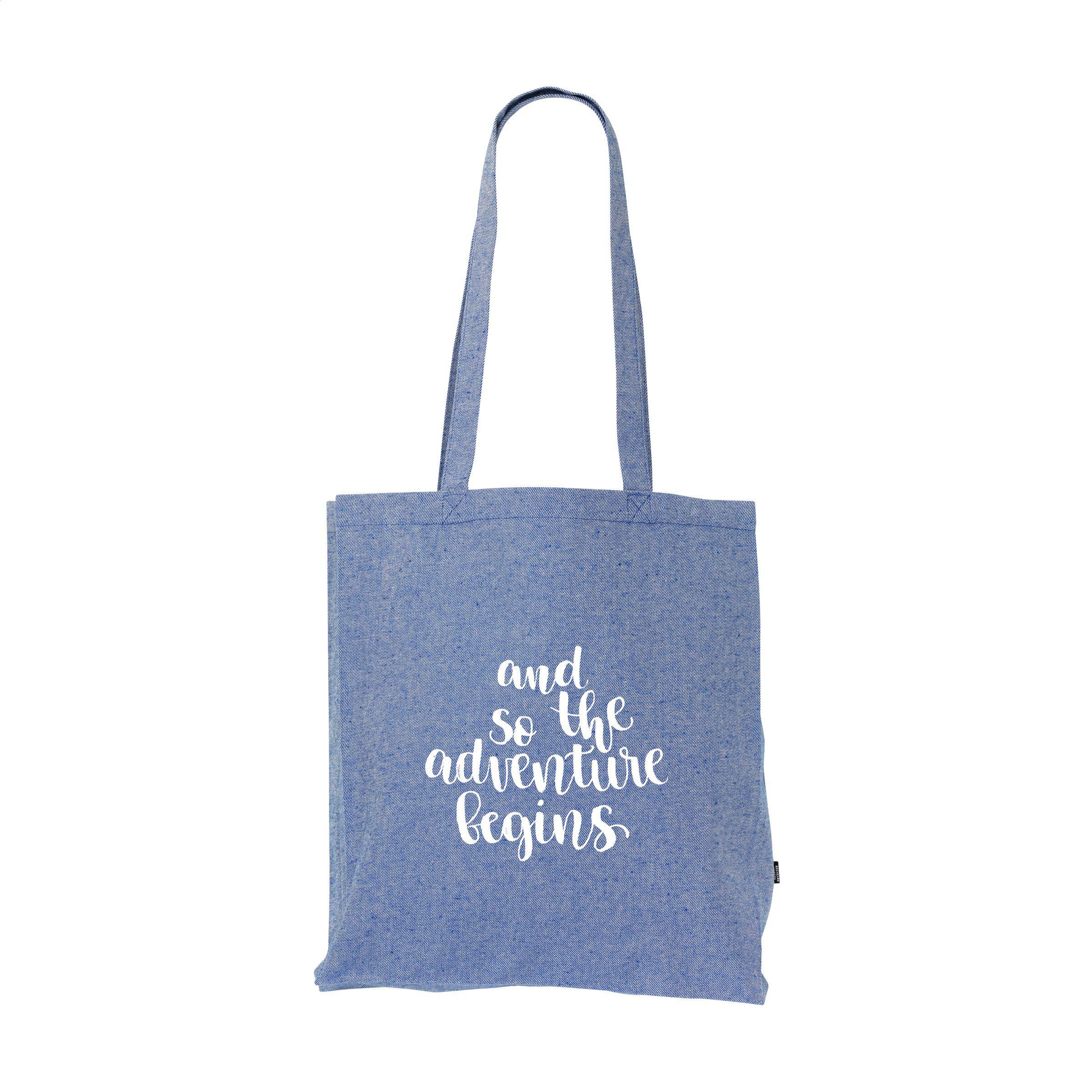 Melange Shopper GRS Gerecycleerd Canvas (280 g/m²) tas bedrukken met logo