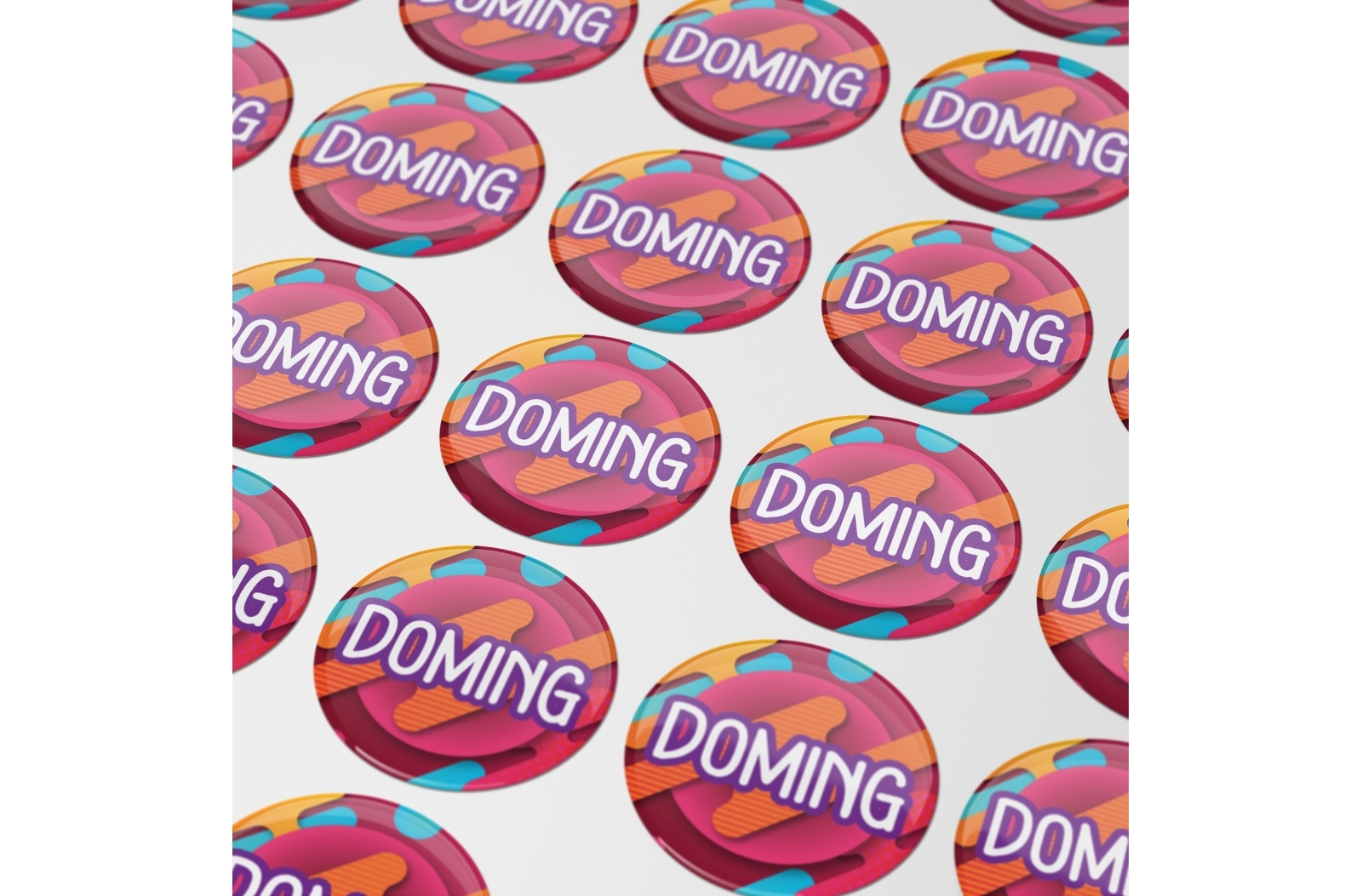 3D-Effect Stickers Ø 10 mm - Alveringem