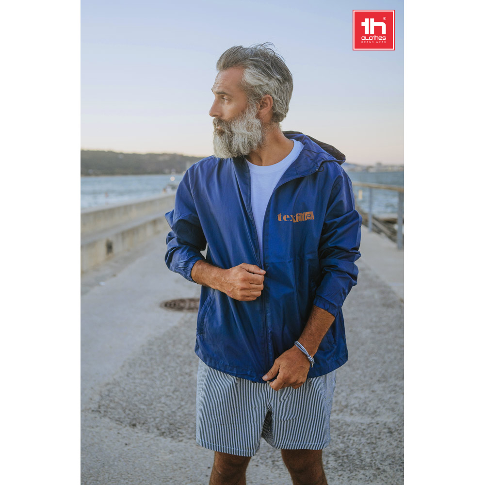 Veste De Travail Imperméable Personnalisable Homme - Coupe-Vent à Capuche, Fermeture Éclair Complète - Pour Équipe Ou Cadeau