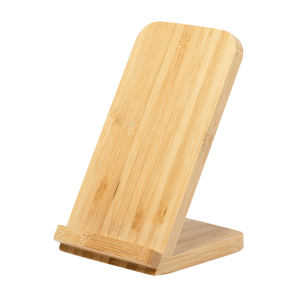 Bambus Ladestation - Heilsbronn bedrucken mit Logo