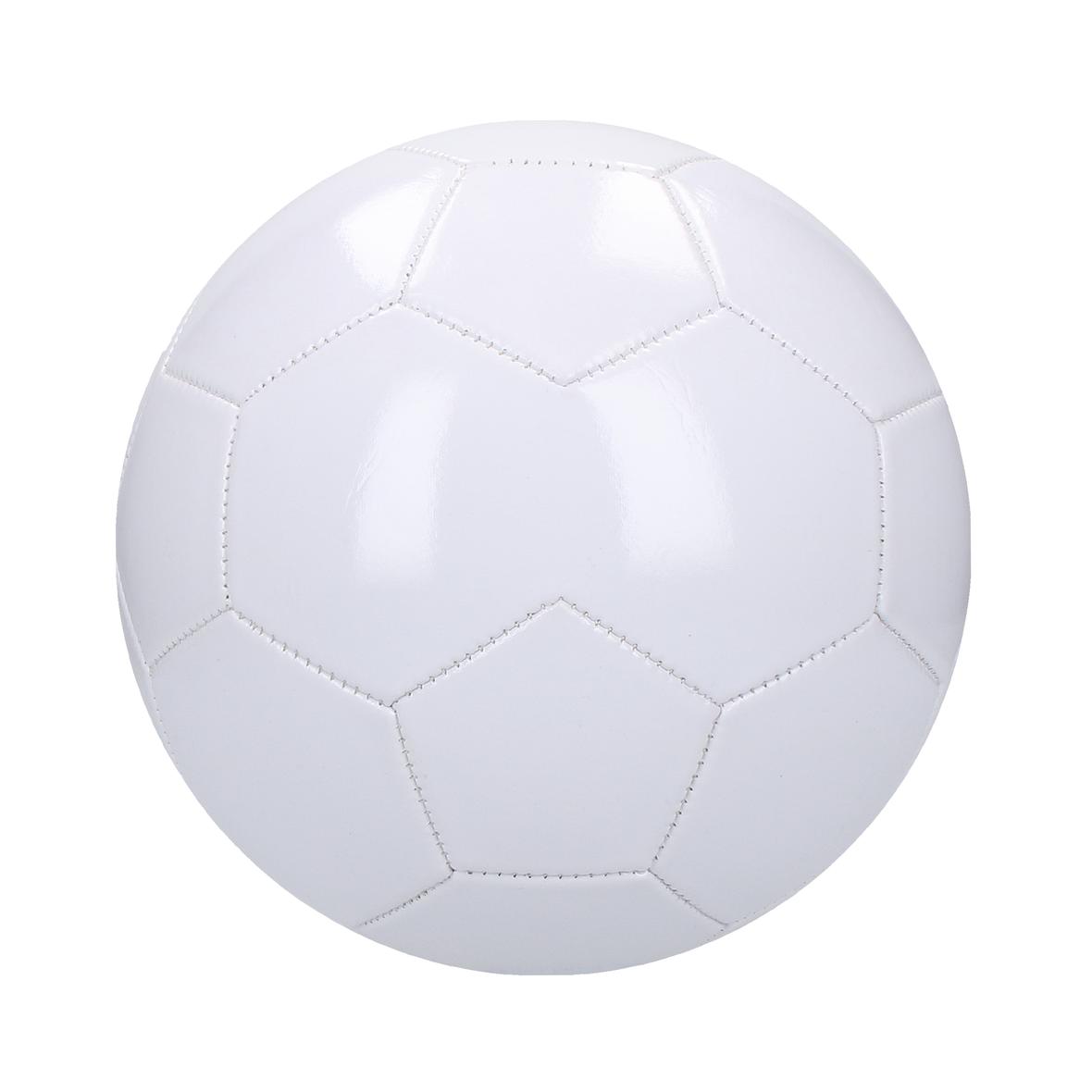 Ballon de football blanc personnalisé - Lukas - Zaprinta Belgique
