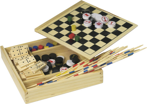 Houten 5-in-1 Spelset - Muizen