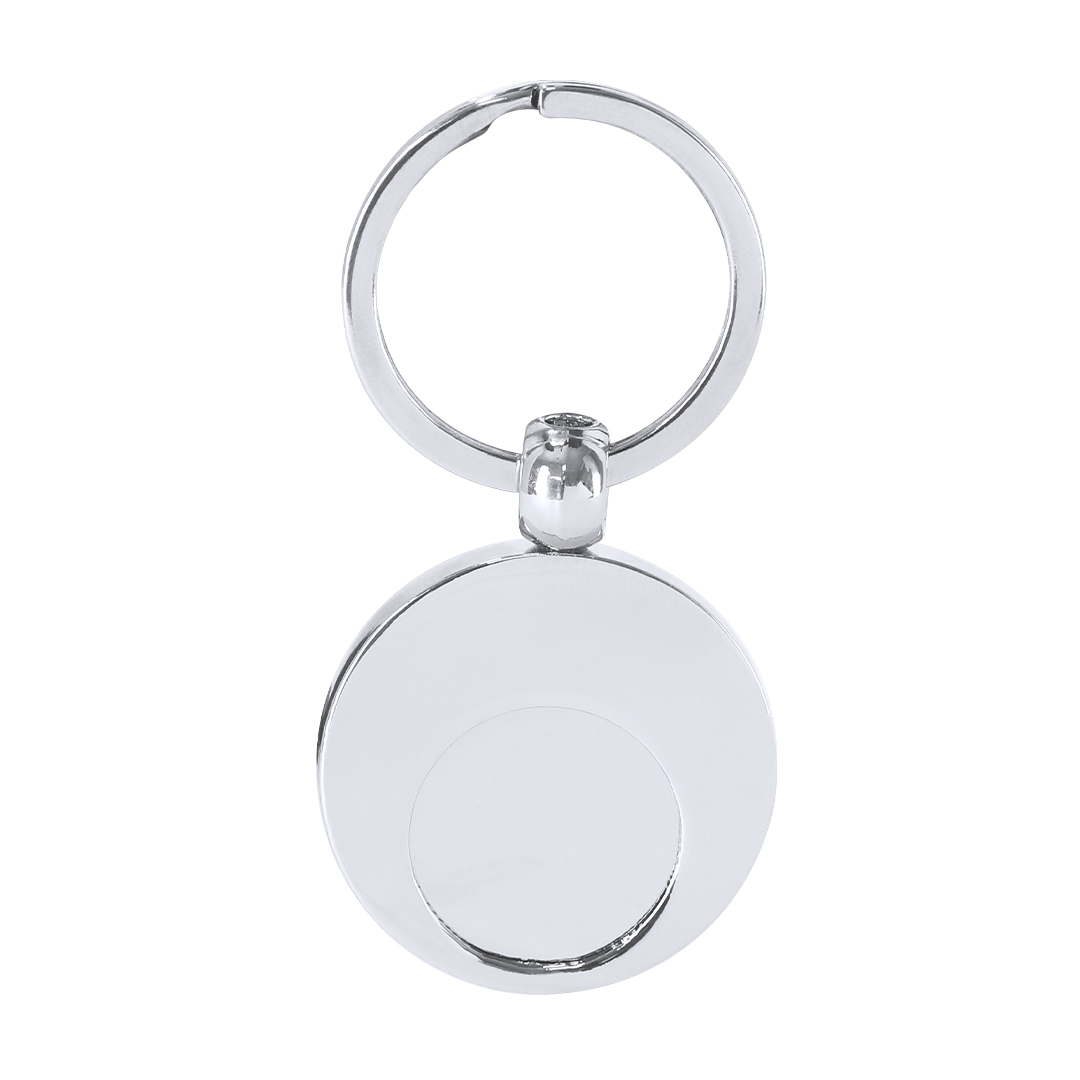 Porte-clés Monnaie Métallique - Montaut imprimé avec logo