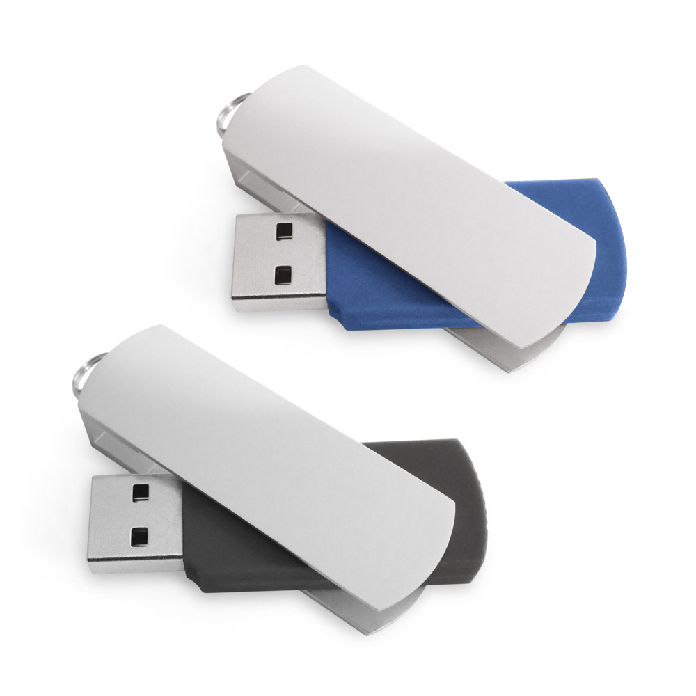 Clé USB à clip métallique de 8 Go - Gassin - Zaprinta Belgique