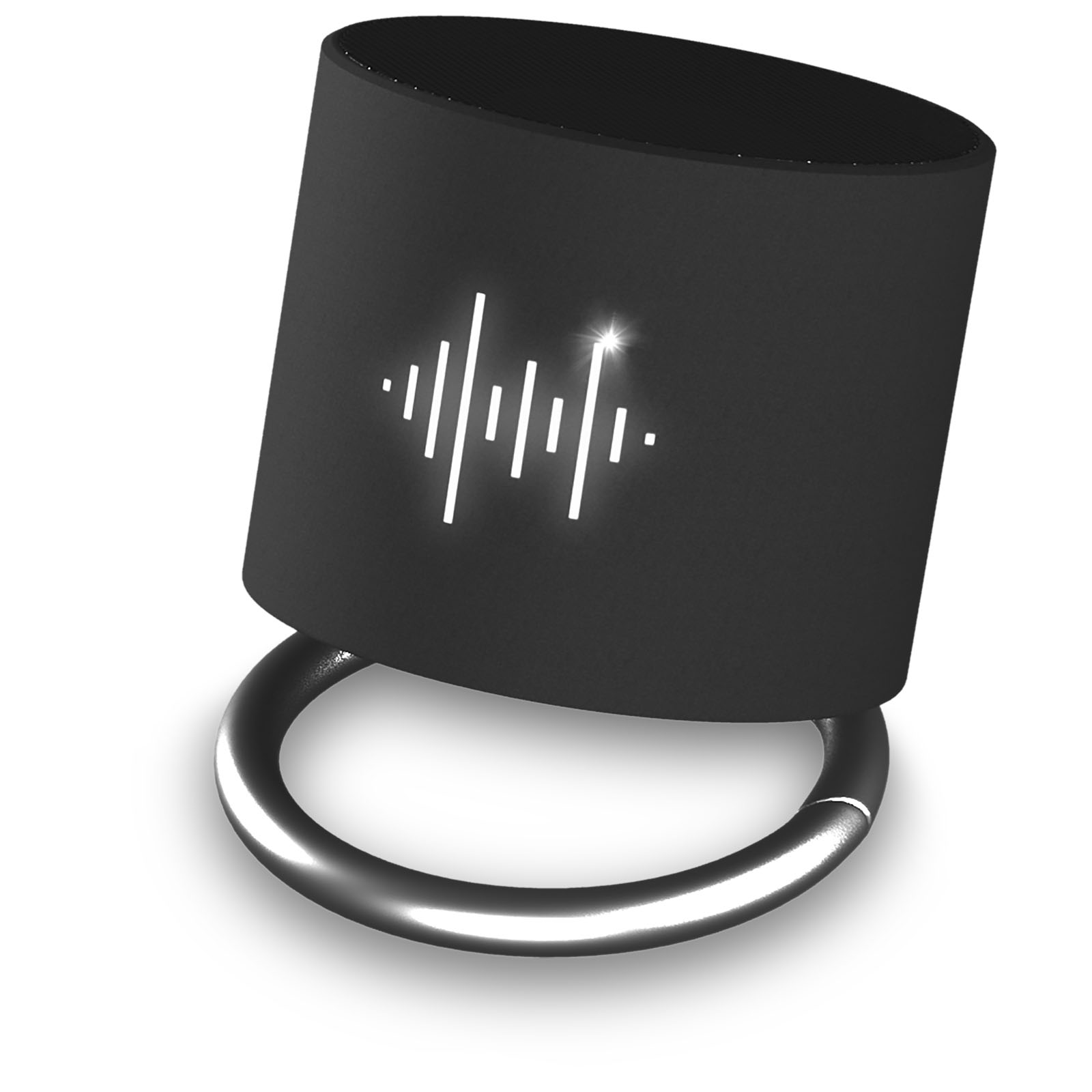 Haut-parleur Bluetooth sans fil avec logo lumineux - Brouqueyran - Zaprinta Belgique