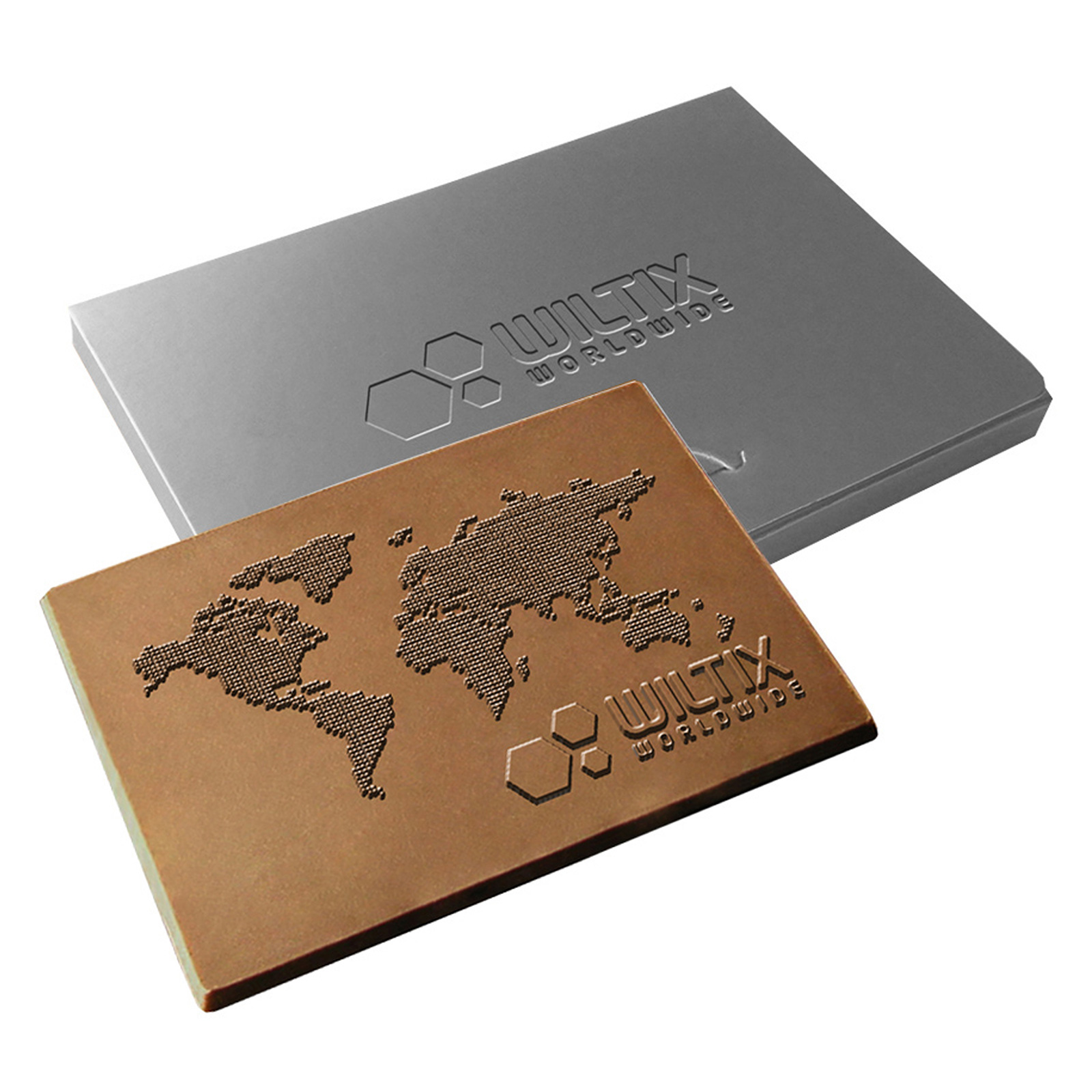Embossed Chocolate Creditcard in Gift Box - Kapellen - Zaprinta Belgique